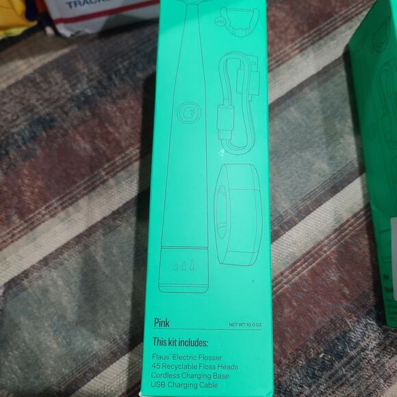 New Sealed FLAUS Electric Flosser with 3 Speeds PINK - Picture 4 of 4